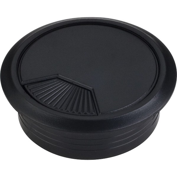 Hardware Resources Black 3 Piece Spring Grommet for 60 mm Diameter Hole